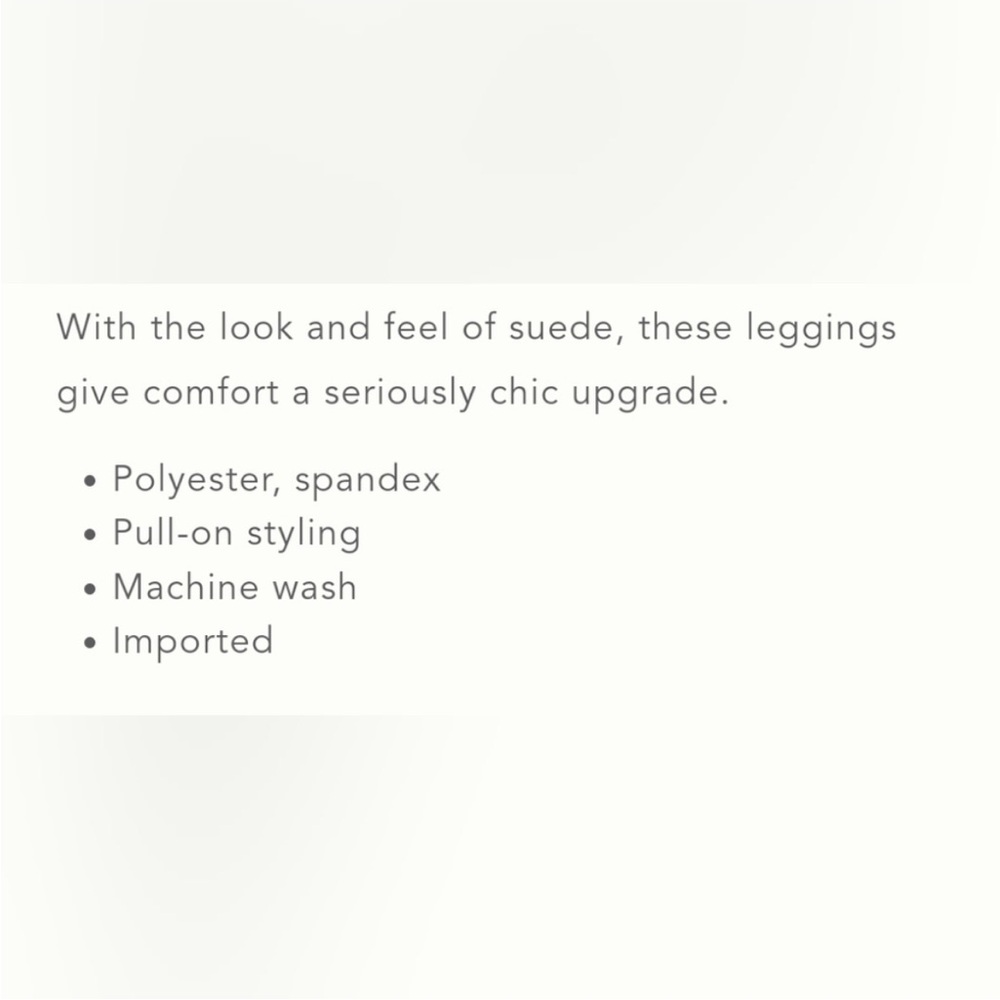 Anthropologie Brown Faux Suede Leggings - Picture 11 of 11